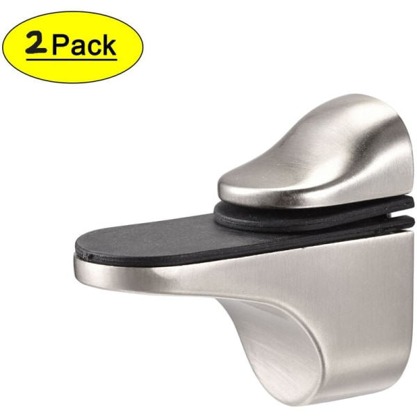 2 stk justerbare glassklemmer for tykke glassplater