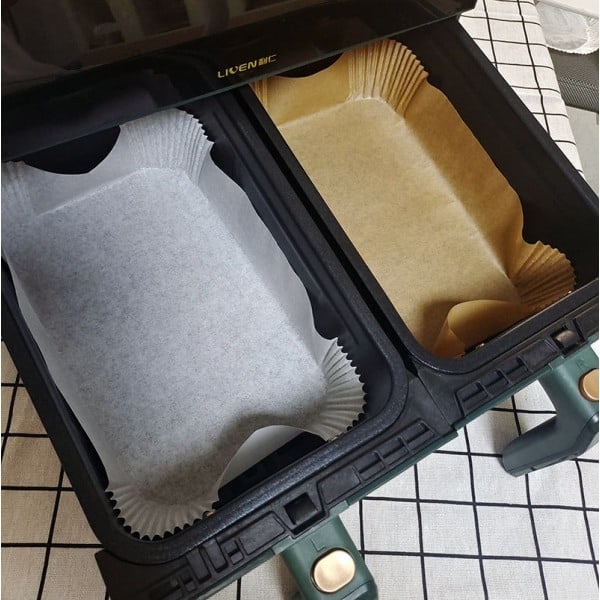Engångsfritöspapper 50-pack Ljusbrun 22x14 cm