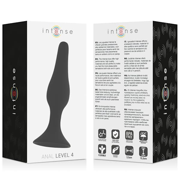 Intense - Anal Level 4 15,5Cm Sort
