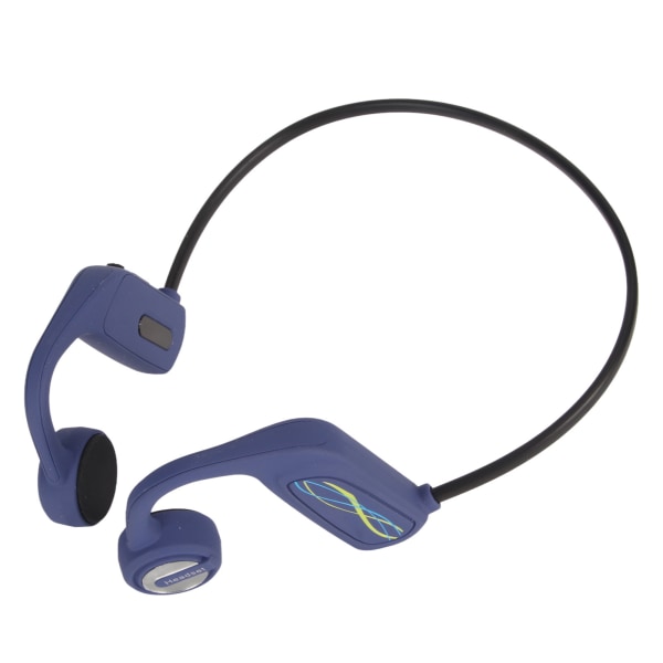 Bone Conduction Hörlurar Bluetooth5.0 Trådlösa hörlurar IP68 Vattentät Open Ear Headset för löpning Cykling Blå