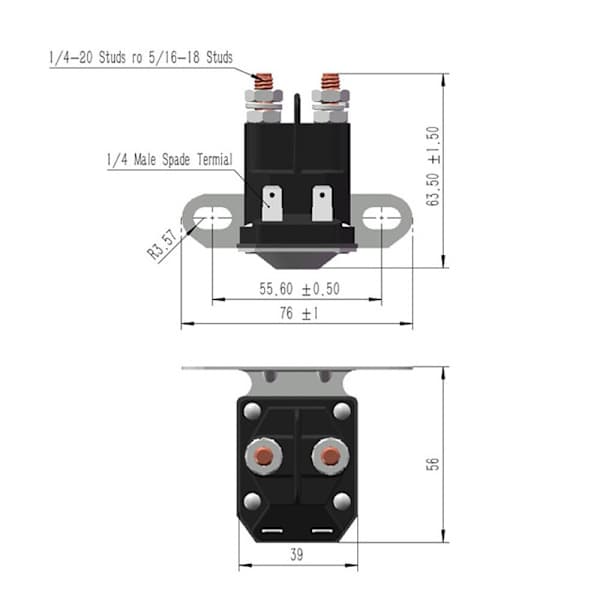 Startmagnet elektromagnetisk bryter Magnetisk bryter