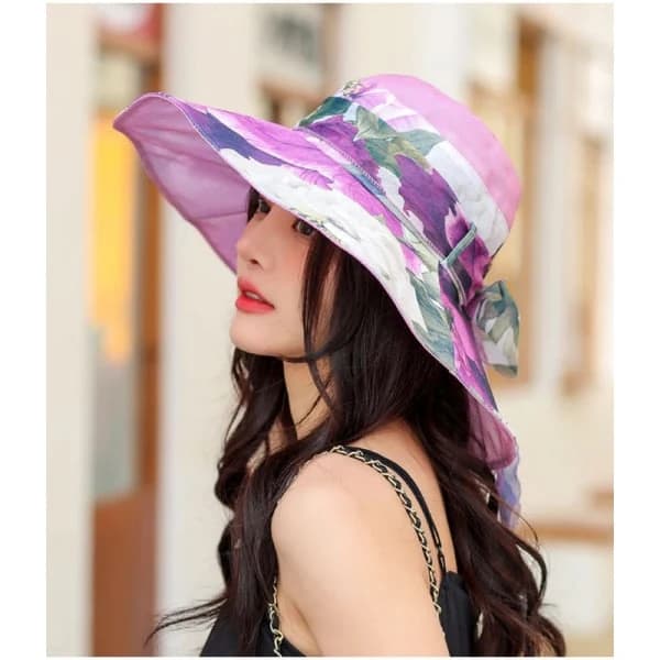 Bredbremmet Bowlerhatt Elegant Strandhatt