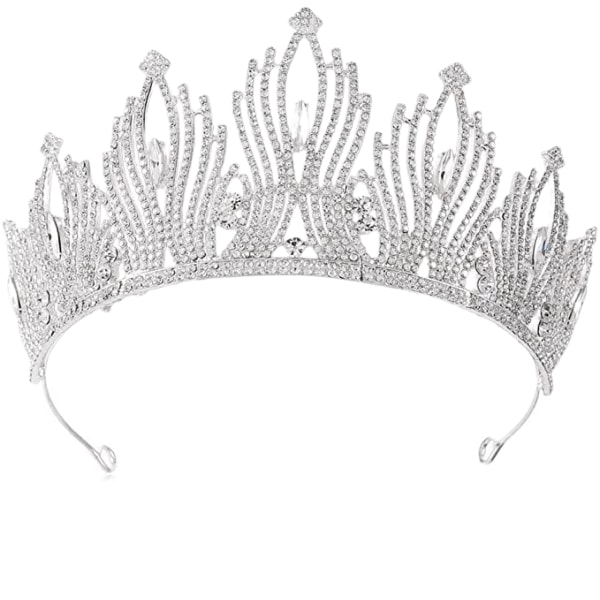 Gold Crown Queen Crown Vintage Tiara Bröllopsbröllop Crown Ball håraccessoarer för alla kvinnor och flickor (hopea)