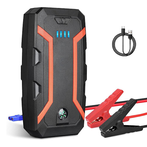 Nødstarter for bilbatteri - Start hjelp Jump starter 600