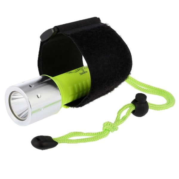 Hög Lumen LED Dyklampa Ficklampa Vattentät Undervatten Scuba Ficklampa Ljus Lampa Dykare
