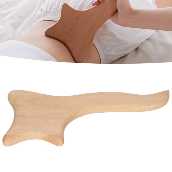 Kaavinlauta puinen guasha-hierontatyökalu selän kaulan vyötärölle jalkojen vartalon ruoppauskauneuteen