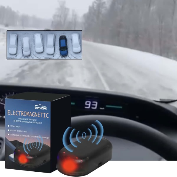 Elektromagnetisk molekylær interferens Frostbeskyttelsesinstrument for snørøyning