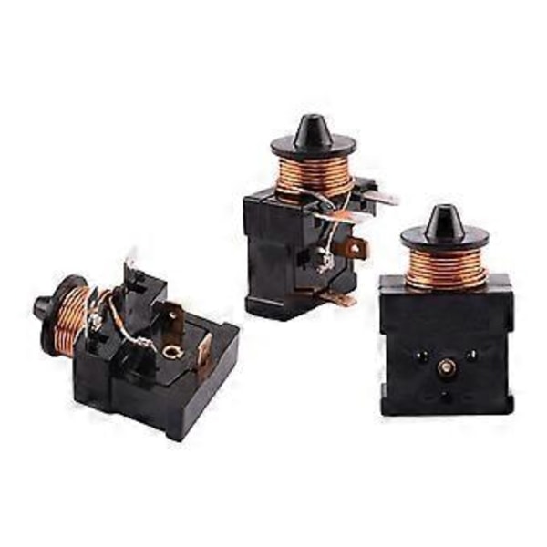 3 Delar Spole Kompressor Relä Startmotor Underhåll Installation för 1.3HP Kylskåp