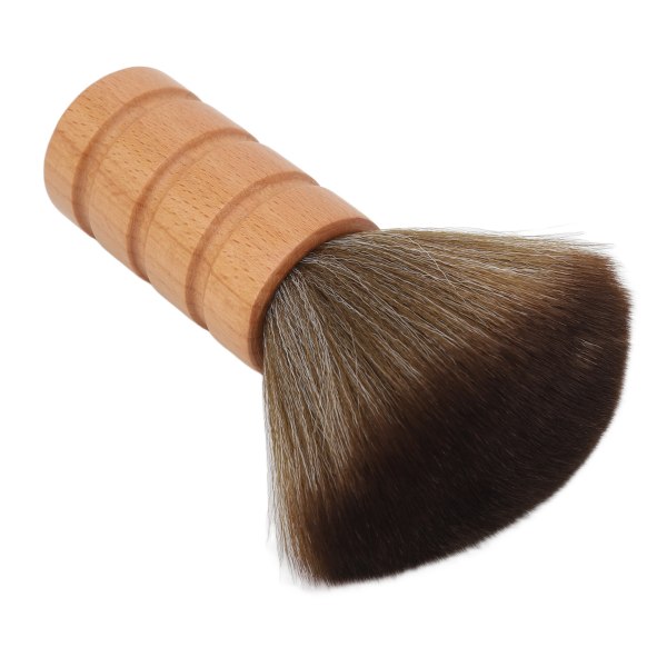 Mænd barberbørste med træskaft Nylon knust hårfjerning Fleksibel barbering skummende børste