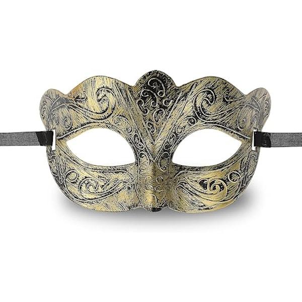Naamiaisnaamio Herr Venetian Party Mask, Vintage Halloween -asu Karnevaalinaamio Joulu Naamiaiset Roolipeli Tanssi.