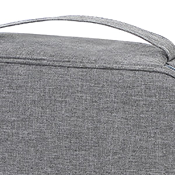 Datakabel lagringspose Separat lagring Oxford Cloth Travel Electronics Bag for kabler Ladere Harddisk Grå