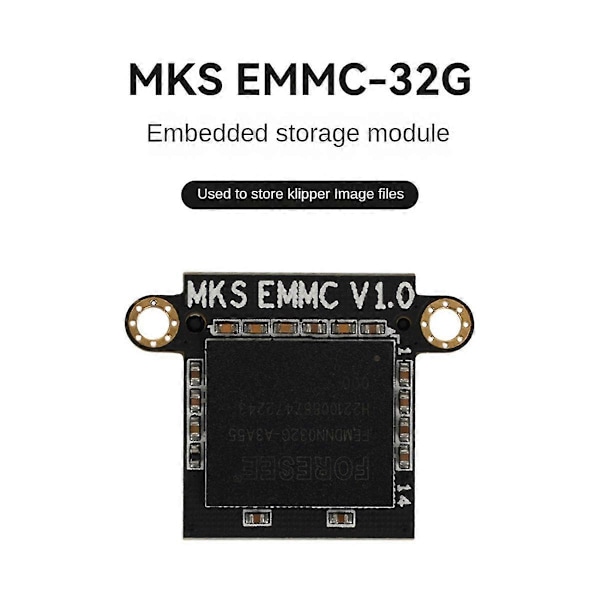3D Printer Tilbehør Hurtig Printmaskine Hukommelsesudvidelseskort MKS EMMC 32G MKS EMMC-ADAPTER V2.pa