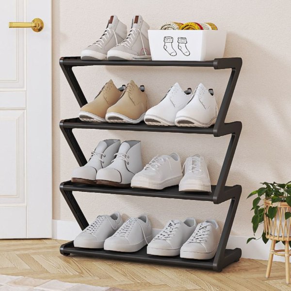 Shoe rack Shoe case WHITE white