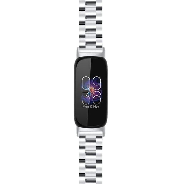 Armband i rostfritt stål för Fitbit Inspire 3, silver