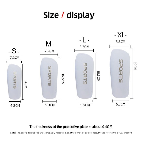 Fotbollsskydd för barn Vuxna benskydd och ärmar med optimerad inläggsficka vit white S