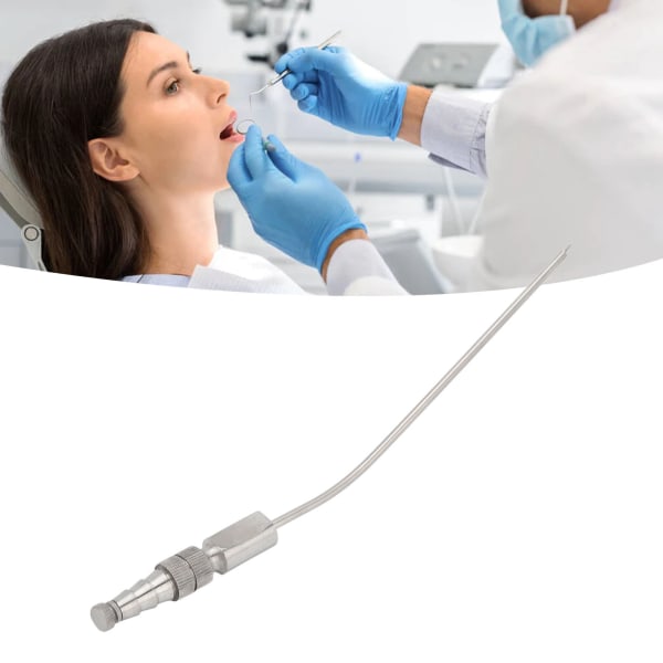 Dental Aspirator Sugerør Rustfrit Stål Dental Surgical Aspirator Sugerør til tandlæge 2mm