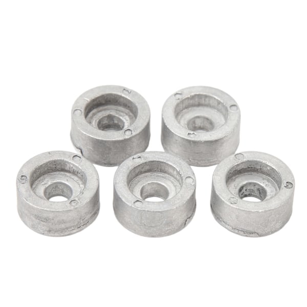5 stk Marine Rund Sinkanode 55321 87J01 Oksidasjonsbestandig Sinkanodeblokk Erstatning for Suzuki Utenbordsmotor 4T
