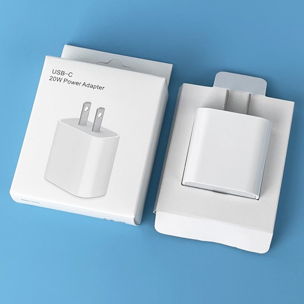 pd20w hurtigopladningshoved egnet til iPhone Apple opladersæt europæisk standard mobiltelefonopladningshoved Fast charging cable: 1 meter C to Type C 60W cable [boxed]