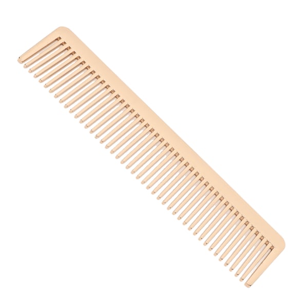 Hårkam Mini brede tenner styling sinklegering bærbar skjeggkam for hjemmesalong Golden