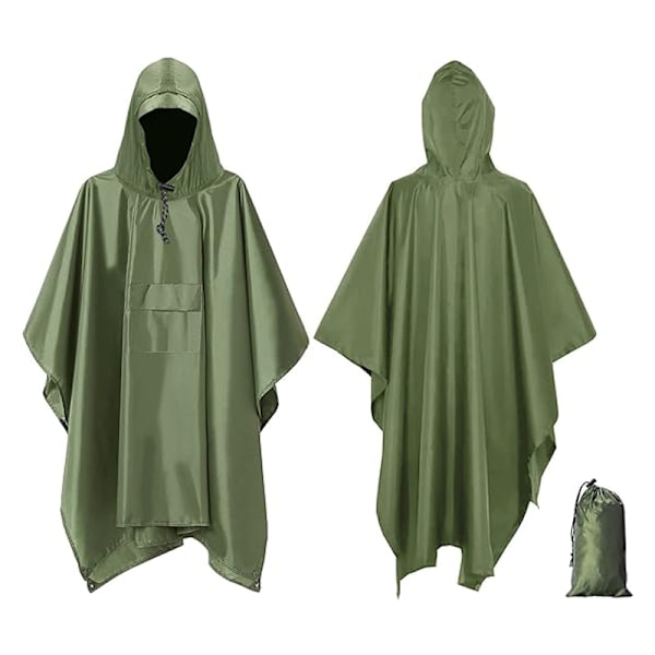 Tilava sadeponcho - sadeviitta Green Grön