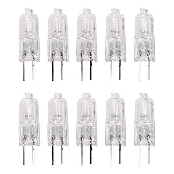 10 st G4 Halogenlampor 10W Varmvit