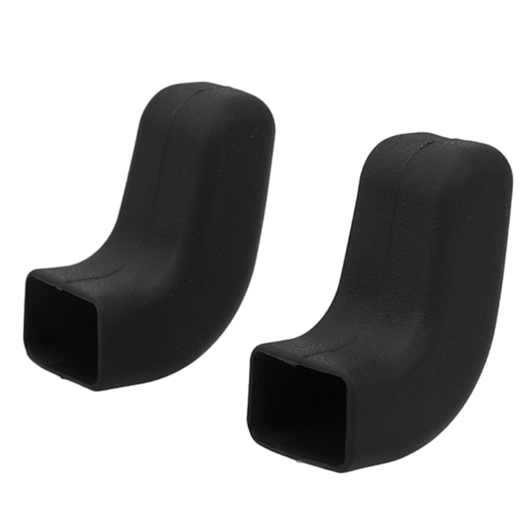 1 par støtfanger trekkrokbeskyttelse pute trekkrokbeskyttelse erstatning for Wrangler JK JL Gladiator TJ 2007‑2023 svart