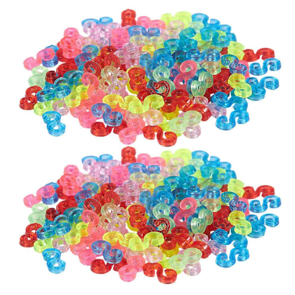 Uusi Upea Loombands-pakkaus, 250 värikästä S-klipsiä.pa