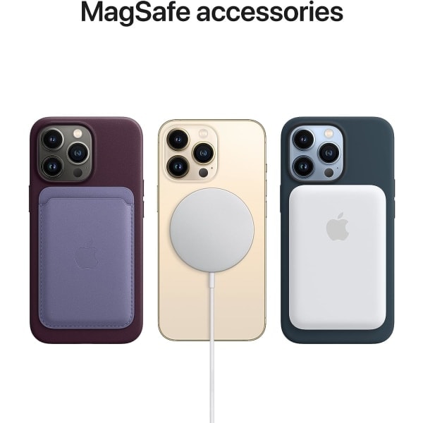 Apple Læder Cover med MagSafe (til iPhone 13 Pro) - Sort