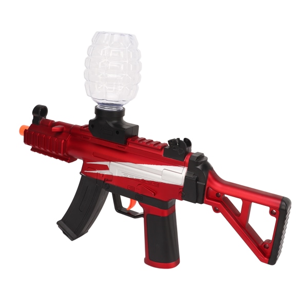 Vesigeeli-ammuntalelu suojalaseilla MP5 Sähköinen automaattinen vesipallon roiskevesisuihkurata Soveltuu takapihalle Hauskoihin joukkueammuntapeleihin Punainen