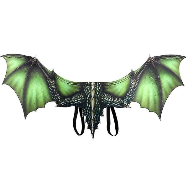 Halloween non-woven drakvingar cosplay rekvisita green