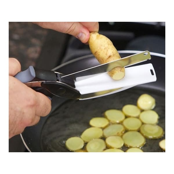 Saxkniv / Knivsax med inbyggd skärbräda - Kök & Matlagning—pa