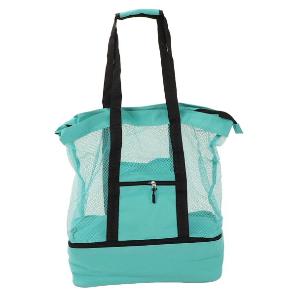 Rejsetaske med stor kapacitet Bærbar bærbar håndbagagetaske i mesh med sidelomme til gymnastiksport Home Green
