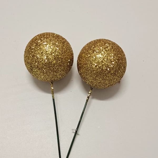 20 stk. Ball Cake Topper Kakepynt ROSA rosa