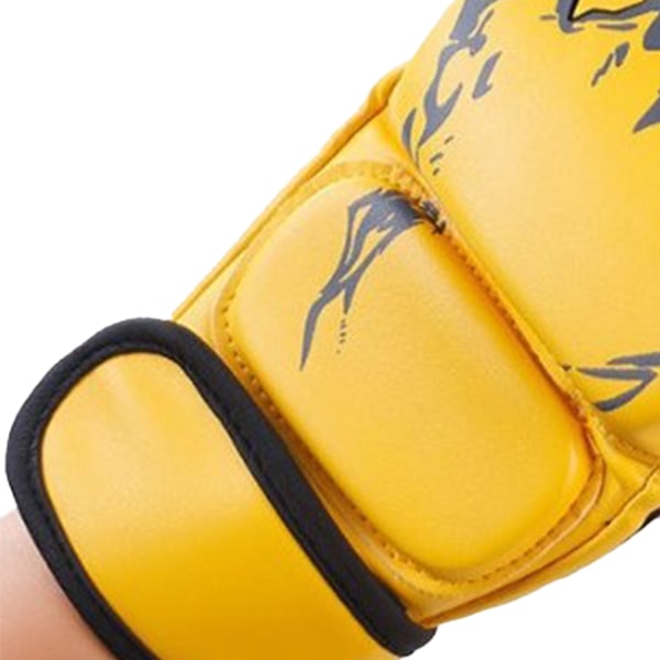 Puolisormen nyrkkeilyhanskat Nyrkkeilysäkki avoimet kämmenet Taistelu Potkunyrkkeily Sparring Käsineet miehille Naiset Nyrkkeilyharjoittelu Keltainen