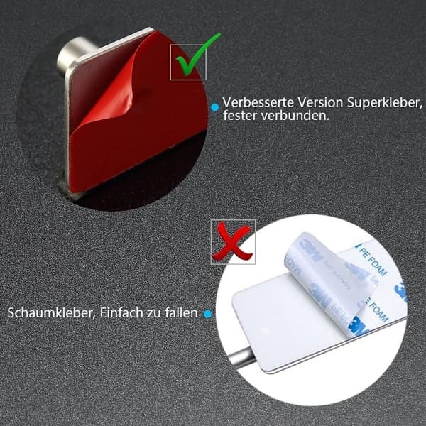 Kitchen Roll Holder Self Adhesive No Drilling Wall Mounted Kitchen Roll Holder for Gluing,