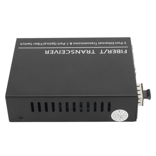 Fibersender/mottaker 100M SFP til RJ45 Multifunksjonell kompatibilitet Optisk mediekonverter 100?240V