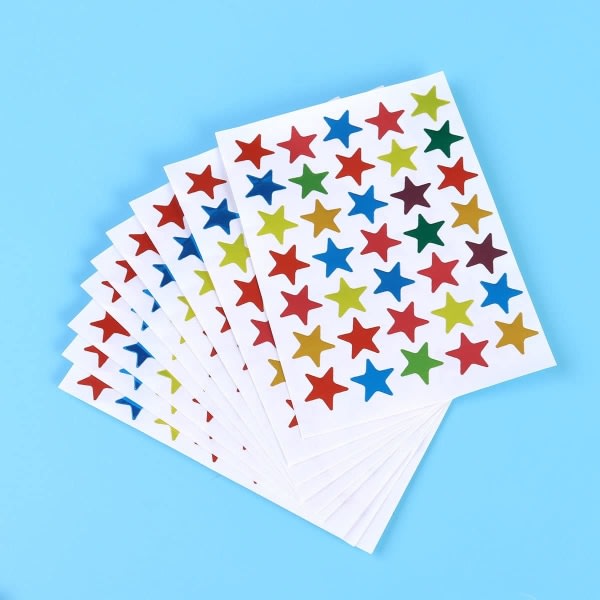 30 ark stjärnklistermärke set barn självhäftande klistermärken stjärnor