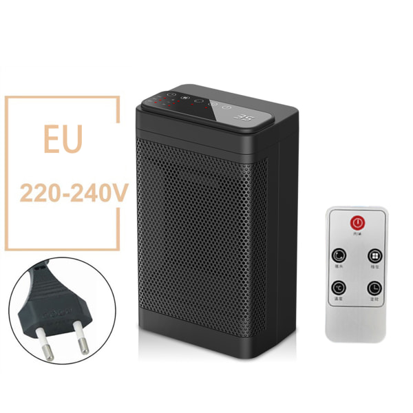 Home Quick Heat Silent Heater Intelligent Shutdown Heater Blæservarmer til badeværelse EU 200V