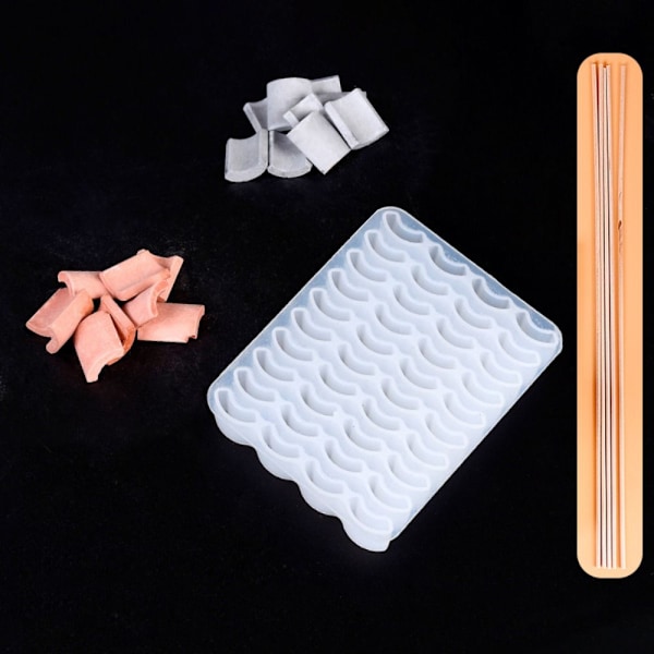 Mini Tegl Silikonform Form Model Mould Konstruktionsmaterial