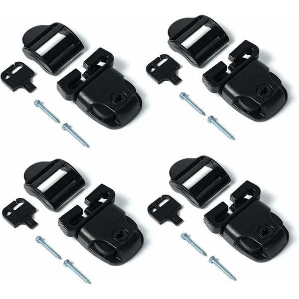 4 Spabadslås for lokk, reservedeler for boblebadlokk med[qb]