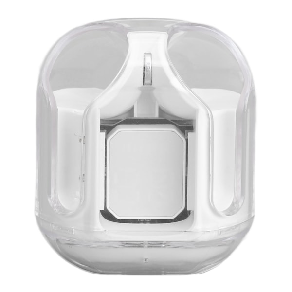 Trådløse Bluetooth-ørepropper BT 5.3 Stereo HiFi-lyd HD-samtaler USB Oppladbare Bluetooth-hodetelefoner for mobiltelefon Nettbrett Hvit plast