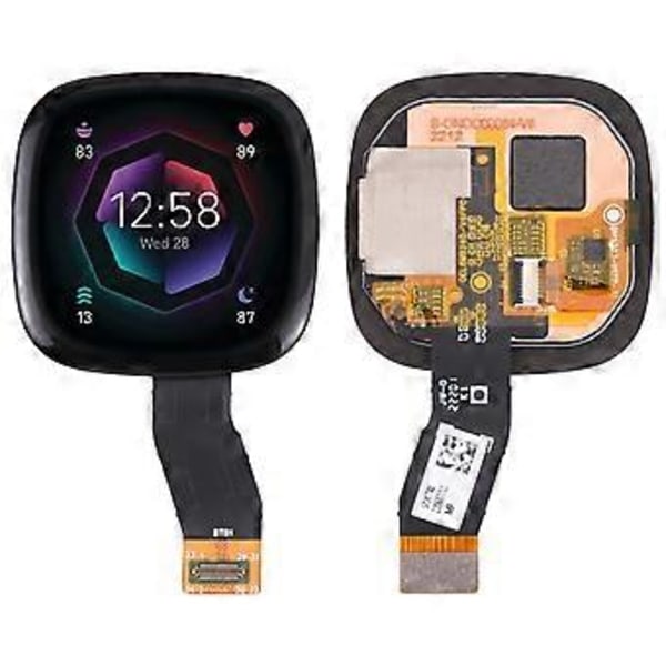 KOMPATIBEL LCD-skærm til Fitbit Sense 2 Digitizer Komplet samling