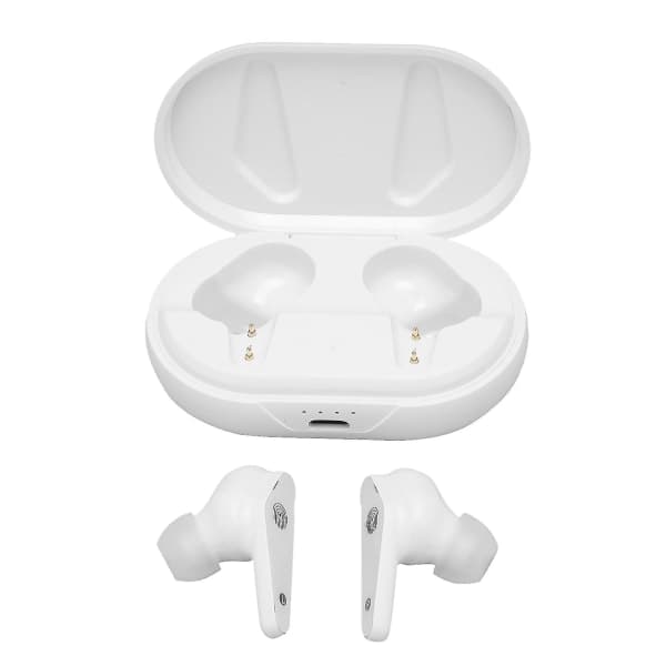 Trådløse Bluetooth 5.0-hodetelefoner med doble samtaler og ladeetui