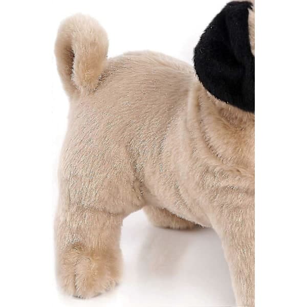 12,5 tommer Brun Mops Plysdyr