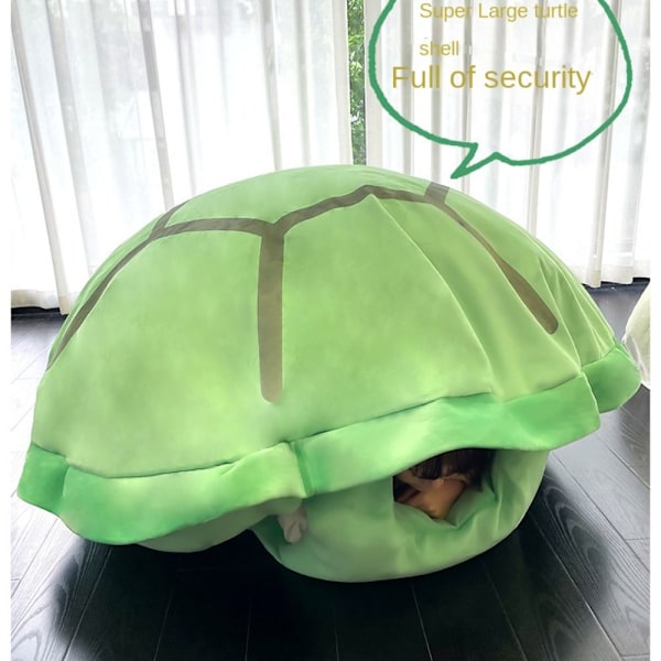 Turtle Shell Plysjlekesakssovsäck 80 80