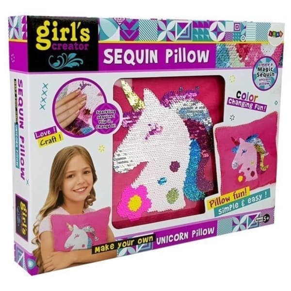 DIY Sparkling Unicorn Pillow | Creative Craft Set—pa
