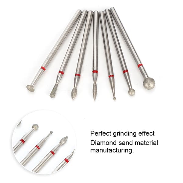 Diamantslibesten til elektrisk manicure, neglekunst, manicureboremaskinetilbehør NR.05