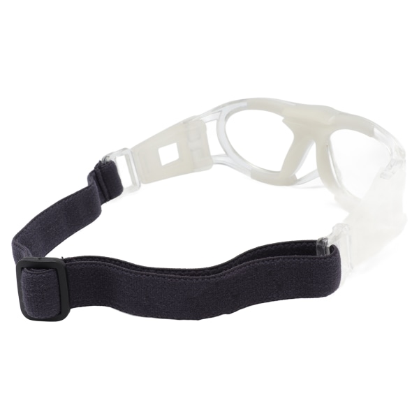Udendørs sportsbriller Slagfast fodbold Basketball Sikkerhedsbriller Anti UV Anti Eksplosion Sportsbriller Hvid