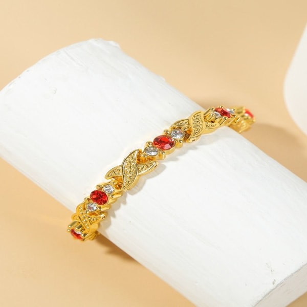 Magnetiska armband Klimakteriet Revitaliserande armband MULTICOLORED #2 Flerfärgad #2 Guldkedja Multicolored #2 Gold Chain