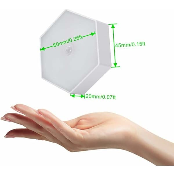 Barnenattlampe med bevegelsessensor, USB-batteri